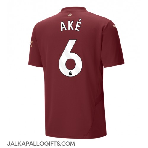 Manchester City Nathan Ake #6 Kolmaspaita 2024-25 Lyhythihainen